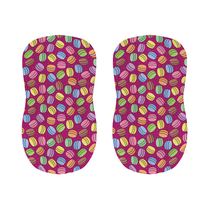 Cute Macaron Pattern Print Bar Stool Covers