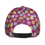 Cute Macaron Pattern Print Baseball Cap