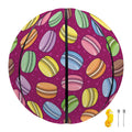 Cute Macaron Pattern Print Basketball