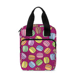 Cute Macaron Pattern Print Bible Tote Bag