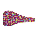 Cute Macaron Pattern Print Bicycle Seat Cover
