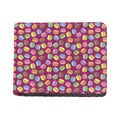 Cute Macaron Pattern Print Bifold Wallet