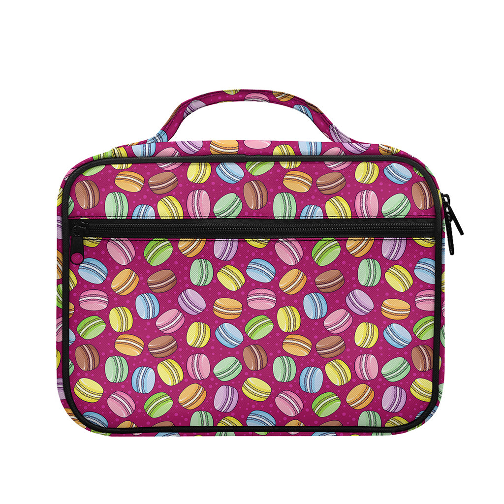 Cute Macaron Pattern Print Briefcase Bible Bag
