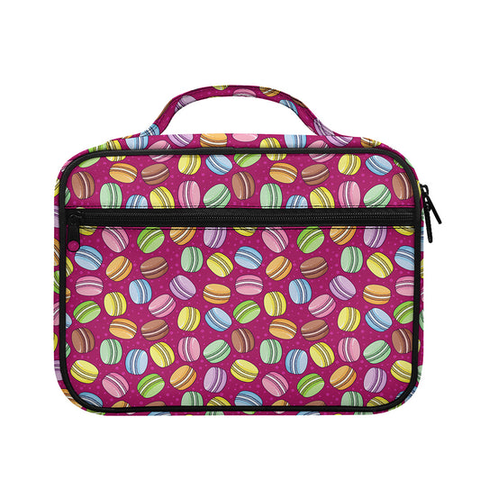Cute Macaron Pattern Print Briefcase Bible Bag