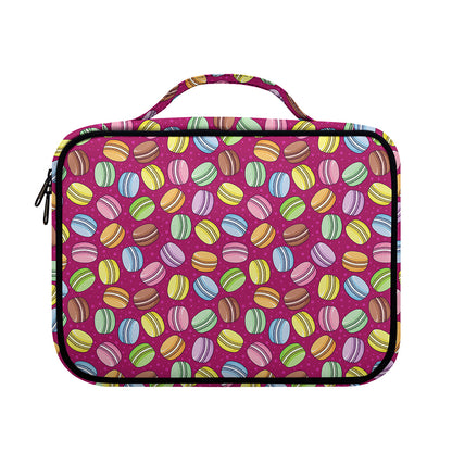 Cute Macaron Pattern Print Briefcase Bible Bag