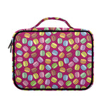 Cute Macaron Pattern Print Briefcase Bible Bag