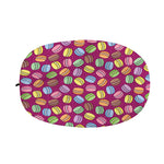 Cute Macaron Pattern Print Car Side Mirror Covers