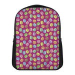 Cute Macaron Pattern Print Casual Backpack