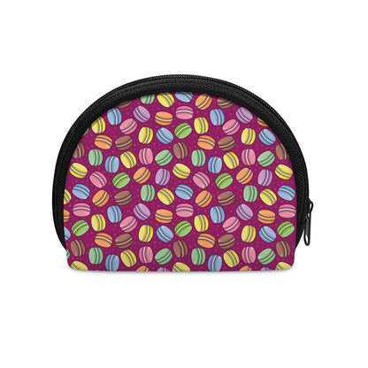 Cute Macaron Pattern Print Coin Purse