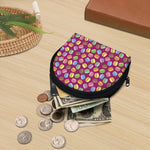 Cute Macaron Pattern Print Coin Purse