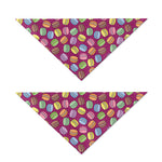 Cute Macaron Pattern Print Dog Bandana