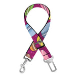 Cute Macaron Pattern Print Dog Seat Belt