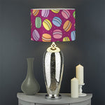 Cute Macaron Pattern Print Drum Lamp Shade