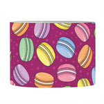 Cute Macaron Pattern Print Drum Lamp Shade