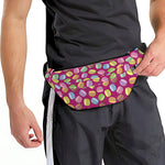 Cute Macaron Pattern Print Fanny Pack