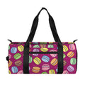 Cute Macaron Pattern Print Gym Bag