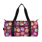 Cute Macaron Pattern Print Gym Bag