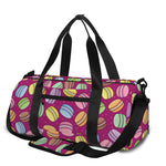 Cute Macaron Pattern Print Gym Bag