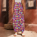 Cute Macaron Pattern Print Harem Pants