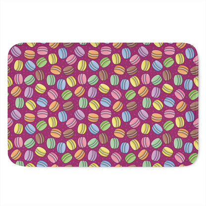 Cute Macaron Pattern Print Indoor Door Mat