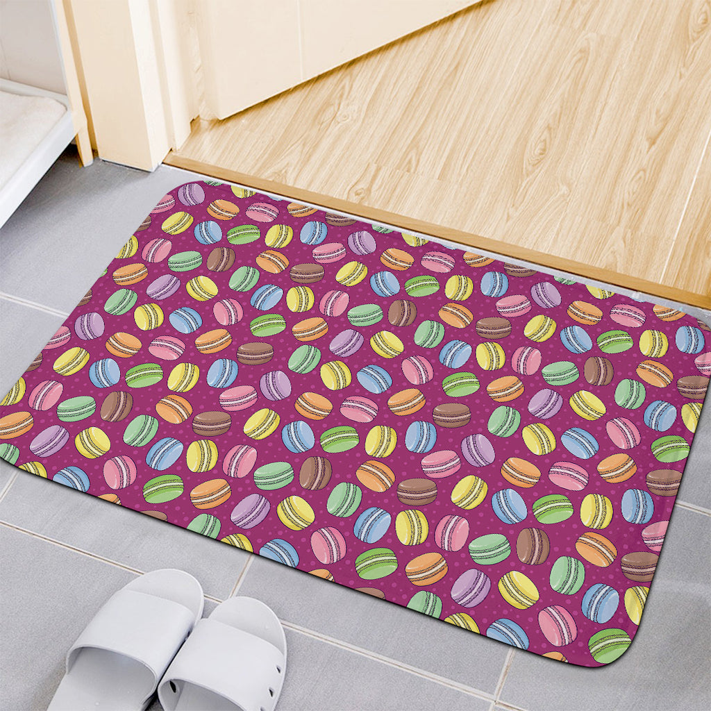 Cute Macaron Pattern Print Indoor Door Mat