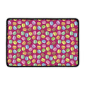 Cute Macaron Pattern Print Kitchen Mat