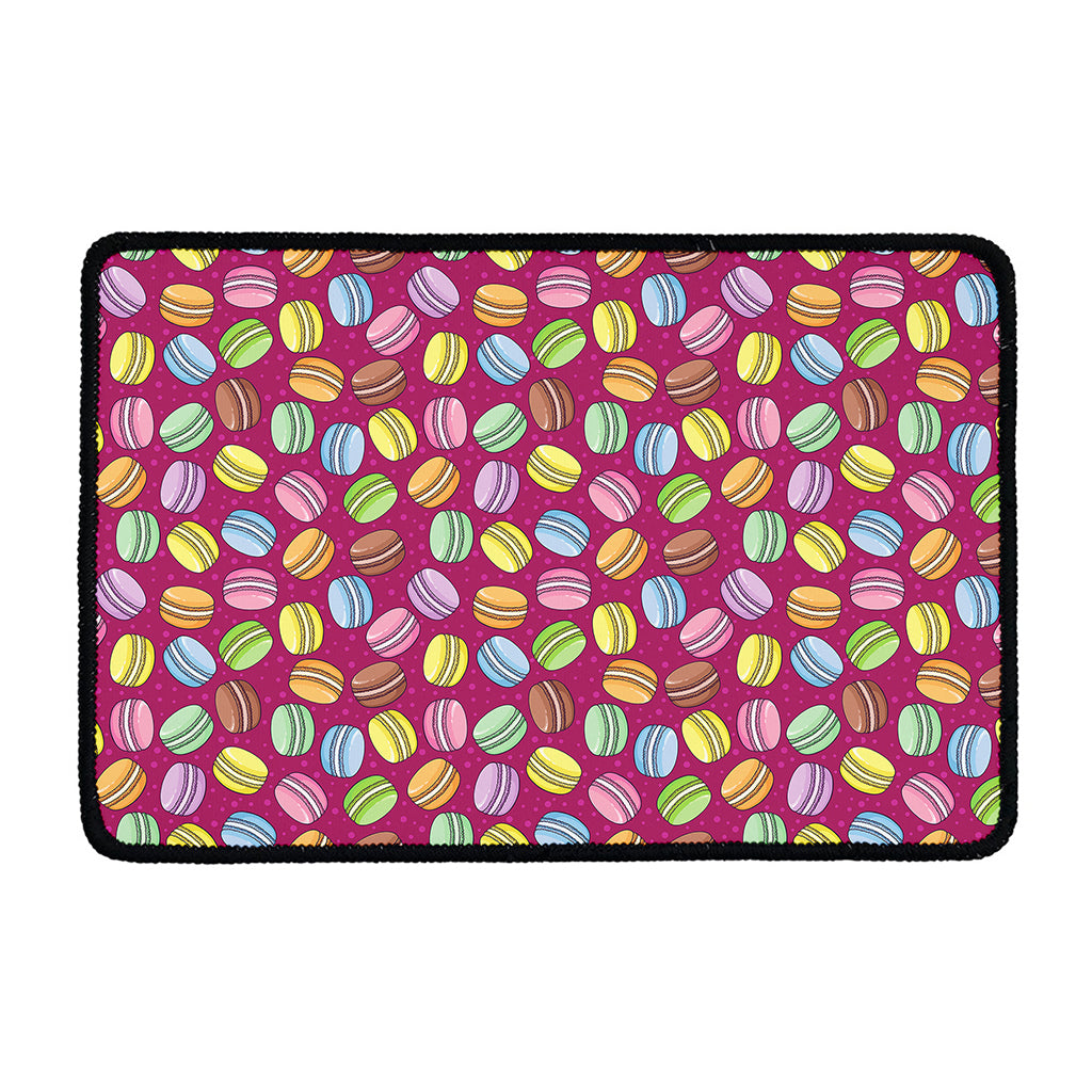 Cute Macaron Pattern Print Kitchen Mat