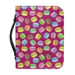 Cute Macaron Pattern Print Leather Bible Cover