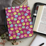 Cute Macaron Pattern Print Leather Bible Cover