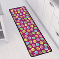 Cute Macaron Pattern Print Long Kitchen Mat