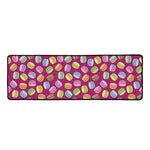 Cute Macaron Pattern Print Long Kitchen Mat