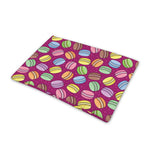 Cute Macaron Pattern Print Pet Cooling Mat Cover