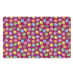 Cute Macaron Pattern Print Polyester Doormat
