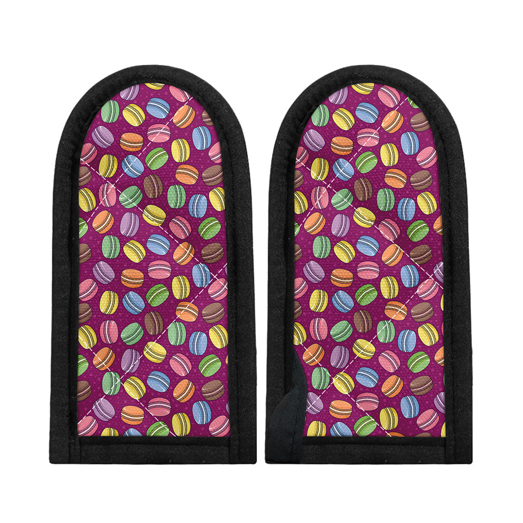 Cute Macaron Pattern Print Skillet Handle Cover