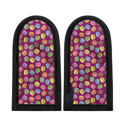 Cute Macaron Pattern Print Skillet Handle Cover