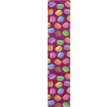 Cute Macaron Pattern Print Table Runner
