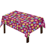 Cute Macaron Pattern Print Tablecloth