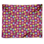 Cute Macaron Pattern Print Tapestry
