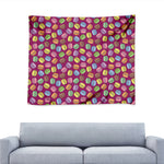 Cute Macaron Pattern Print Tapestry
