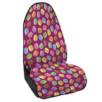 Cute Macaron Pattern Print Waterproof Car Seat Cover