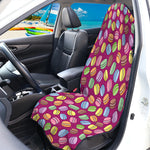 Cute Macaron Pattern Print Waterproof Car Seat Cover