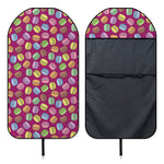 Cute Macaron Pattern Print Waterproof Car Seat Cover