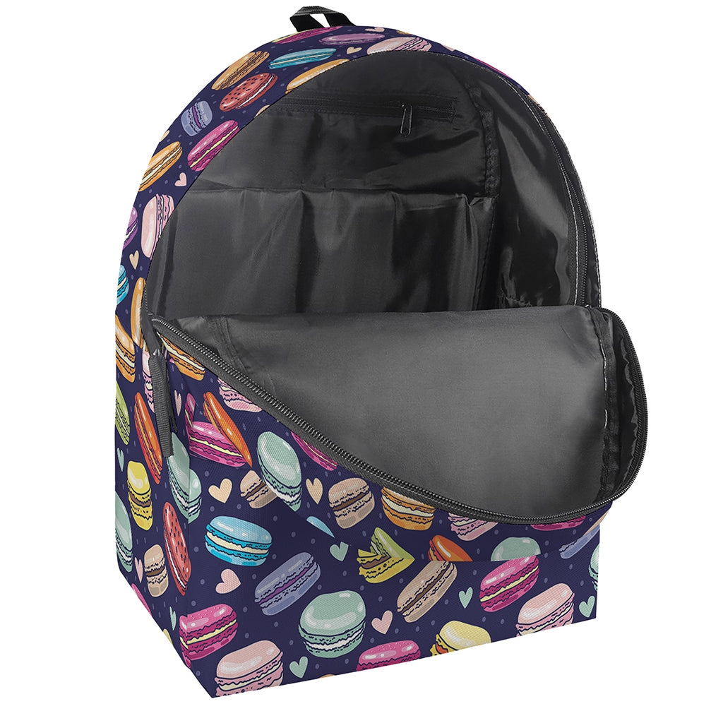 Cute Macarons Pattern Print Backpack