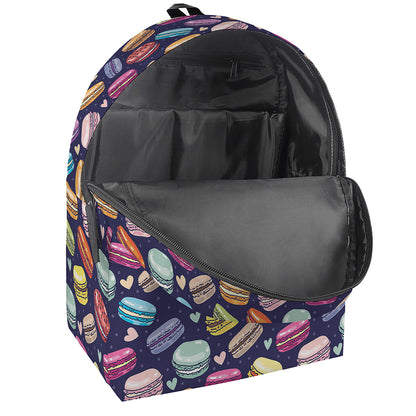 Cute Macarons Pattern Print Backpack