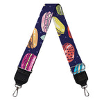 Cute Macarons Pattern Print Bag Strap