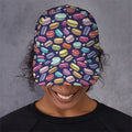 Cute Macarons Pattern Print Baseball Cap