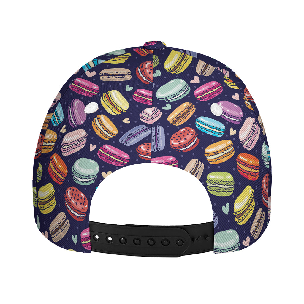 Cute Macarons Pattern Print Baseball Cap