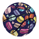 Cute Macarons Pattern Print Basketball