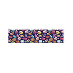 Cute Macarons Pattern Print Bed Runner