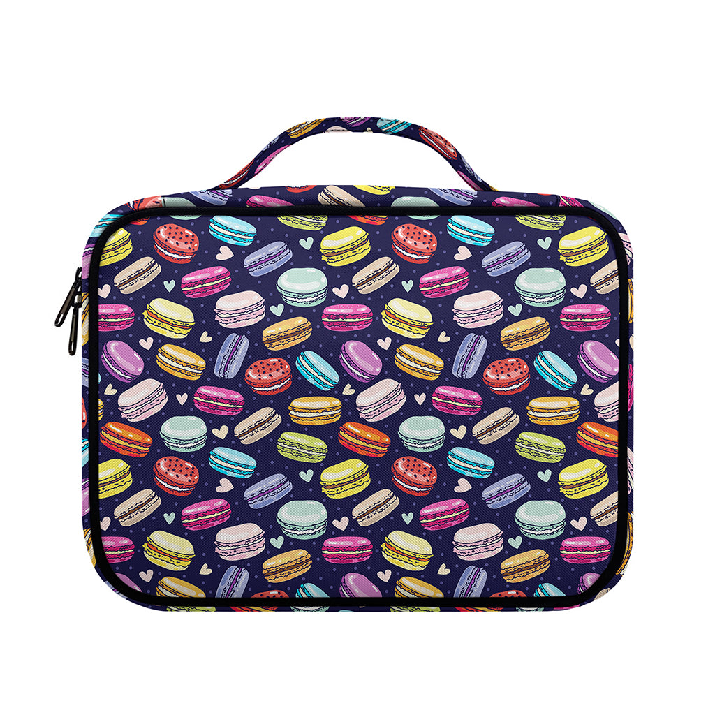 Cute Macarons Pattern Print Briefcase Bible Bag